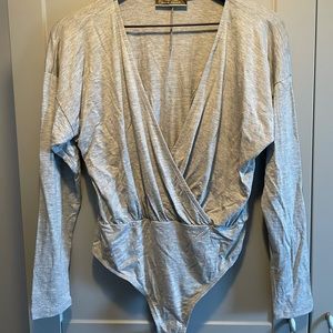 Light grey body suit